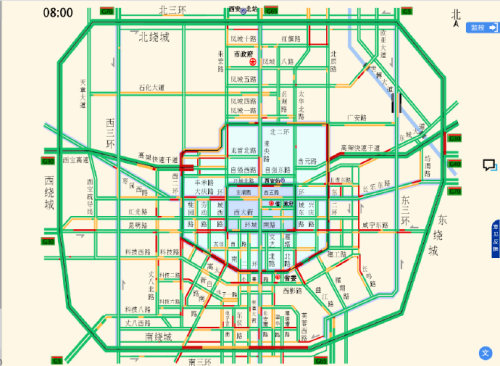 北路|今天工作日不限行，早高峰西安这些路段拥堵严重