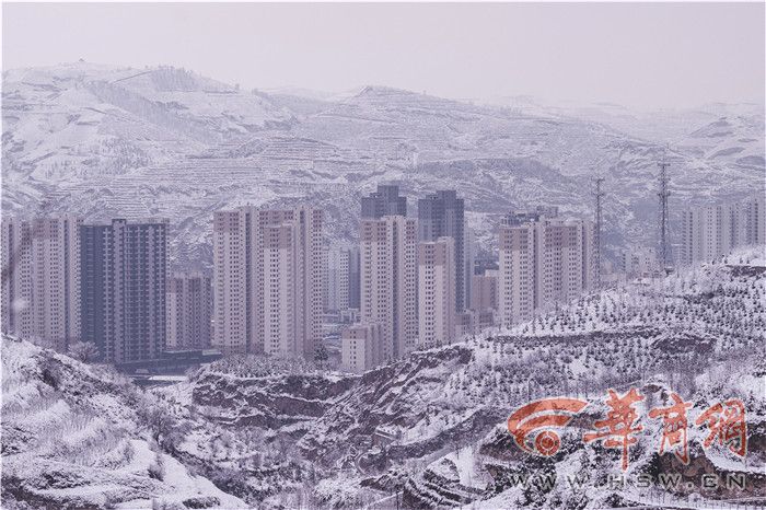 榆林市|榆林今冬“初雪”已发货 黄土高原的雪景美翻了！