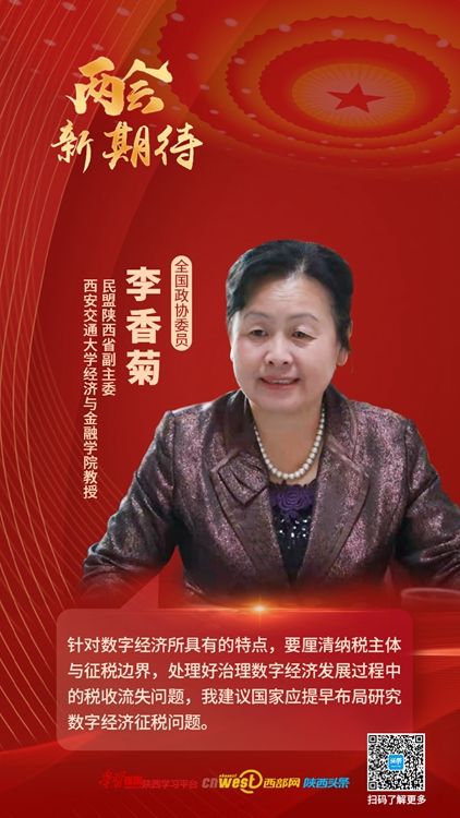 两届会议的新期望| 陕西全国政协委员李相举：我国应早日布局，研究数字经济税收问题-西部网（陕西新闻网）