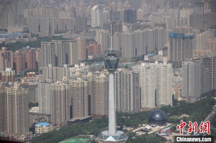 资料图：航拍西安城市一角。 张一辰 摄