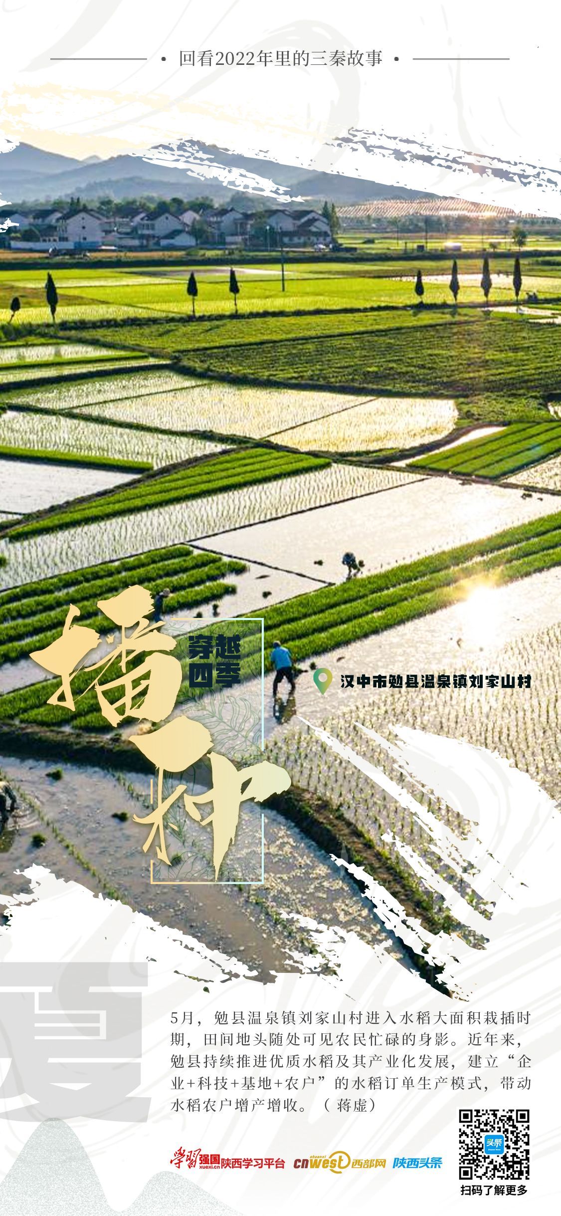 海报丨穿越四季 回看2022年里的三秦故事 -- 陕西头条客户端