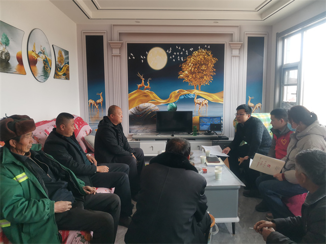 榆林市靖边县黄蒿界镇:“土味”宣讲进农户 家常话“拉”大道理_fororder_现 场 (5)