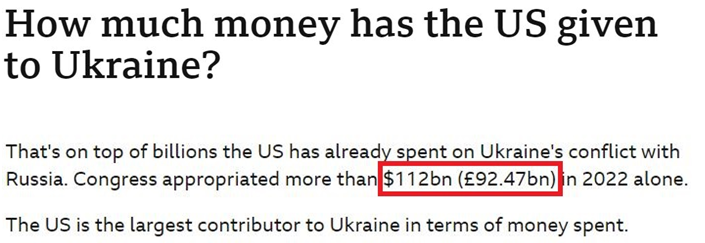 对乌军援无极限,美式拱火“忘了历史教训”