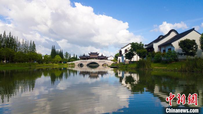 滕头村一景。 滕头村供图