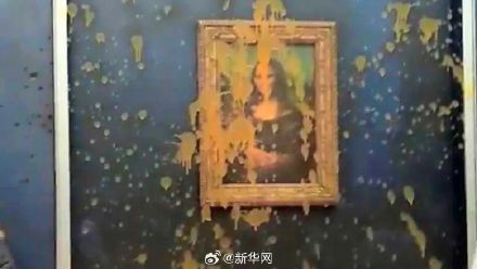 蒙娜丽莎画像遭袭