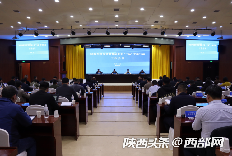2024年陕西省消费品工业“三品”专项行动工作会议在三原召开