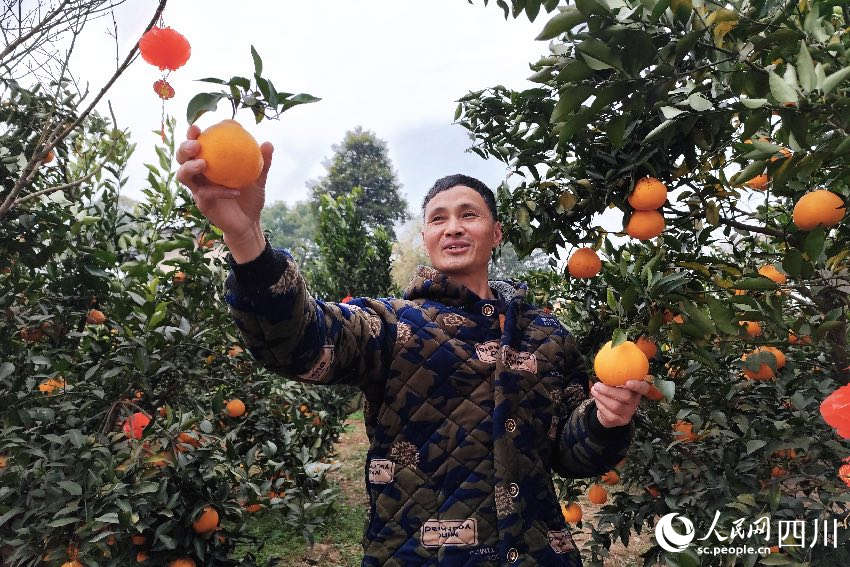 铁牛村村民赵光进。人民网记者 朱虹摄