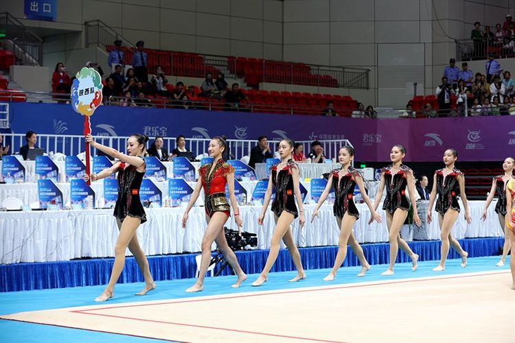 253名运动员在陕参与2024年全国艺术体操锦标赛暨巴黎奥运会选拔赛