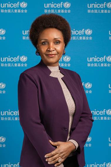 Ms. Amakobe Sande, UNICEF Representative to China. (File photo: UNICEF/Ma Yuyuan)