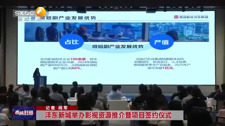【西咸时间】沣东新城举办影视资源推介暨项目签约仪式