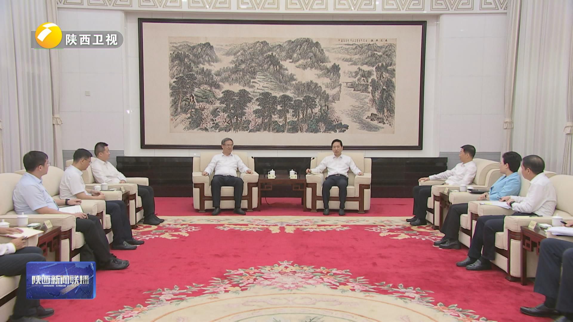趙一德趙剛與北京理工大學(xué)黨委書記張軍一行座談 邢善萍參加