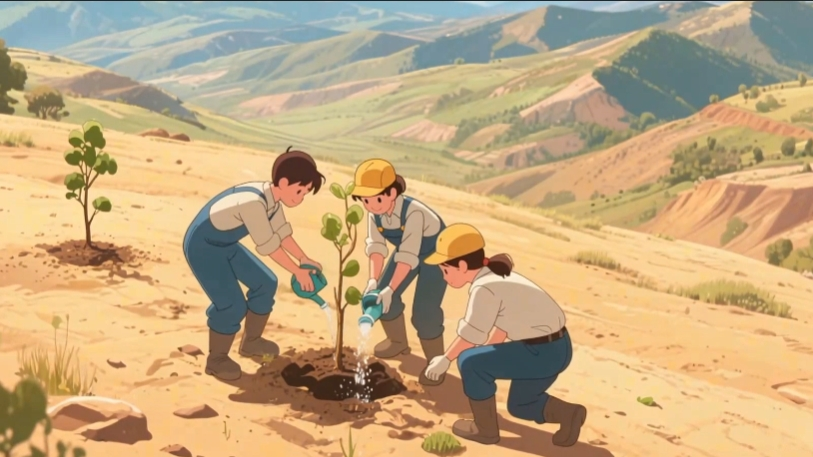 【AI看延安】绿水青山何以就是金山银山