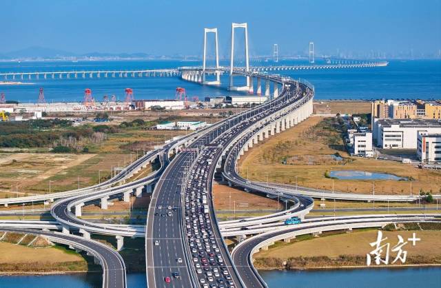 深中通道。南方+记者 叶志文 摄