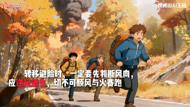 AI动画丨突遇森林火灾，我们该如何紧急求生