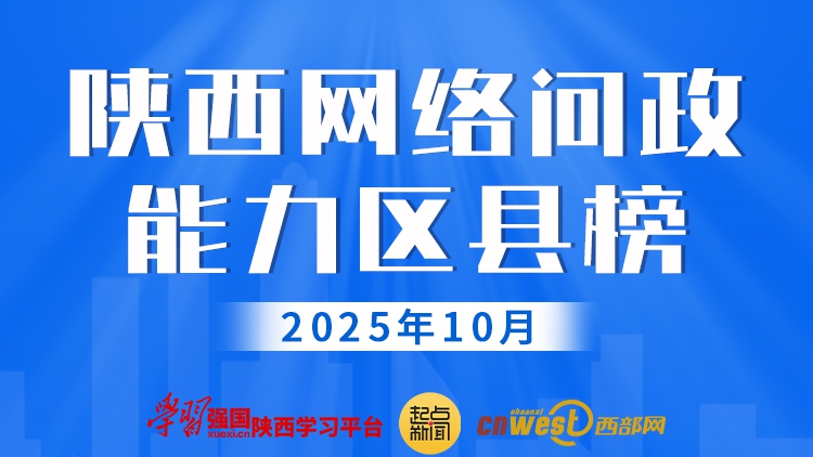 陕西网络问政能力区县榜·10月：34个区县回复率100% 新城、雁塔、宝塔位列前三