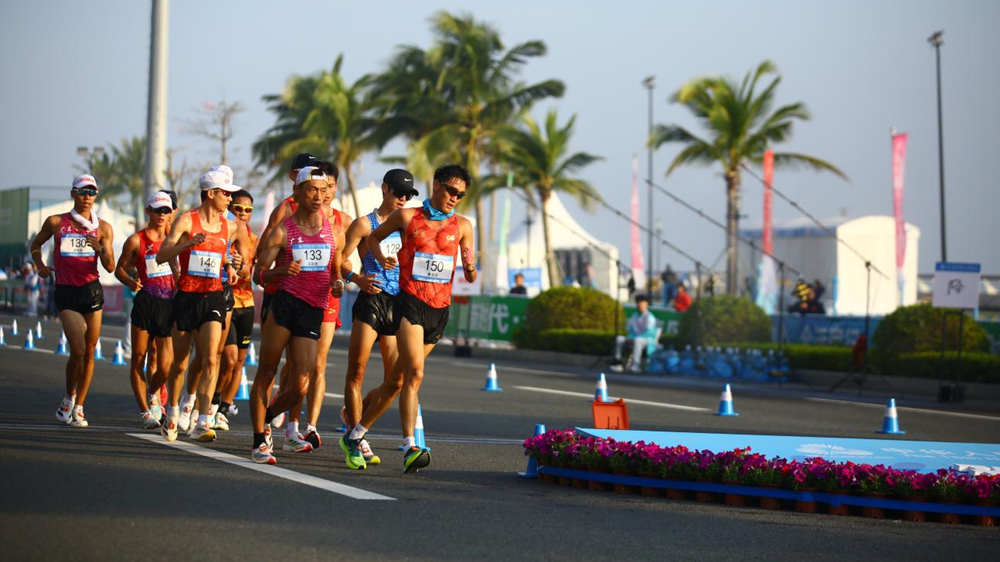 高清组图｜陕西组合获得十五运会马拉松竞走混合接力银牌