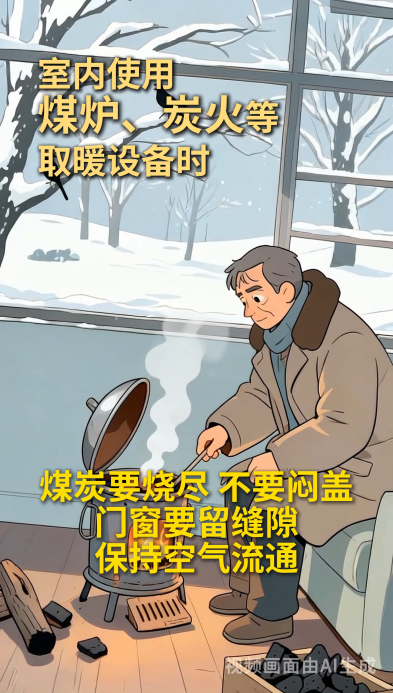 AI动画|防患于未然,看看冬季居家取暖的正确打开方式 AI动画|防患于未然,看看冬季居家取暖的正确打开方式