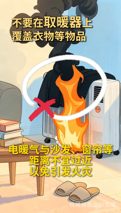 AI动画|防患于未然,看看冬季居家取暖的正确打开方式 AI动画|防患于未然,看看冬季居家取暖的正确打开方式