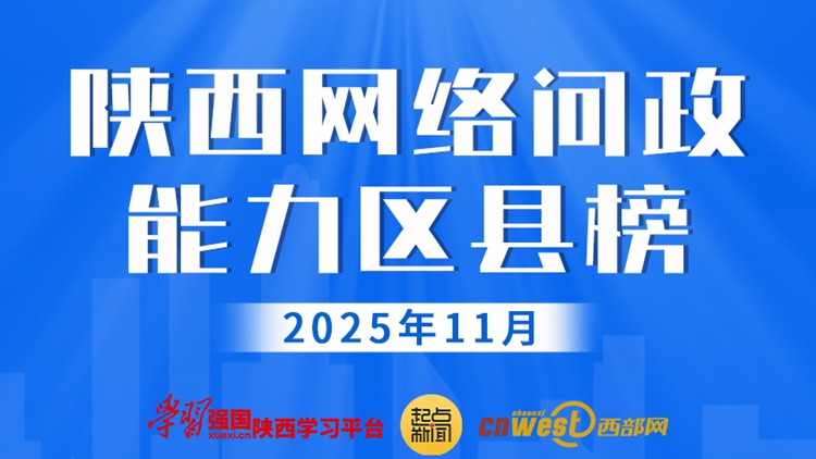 陕西网络问政能力区县榜·11月：42个区县回复率100% 雁塔、新城、临潼位列前三
