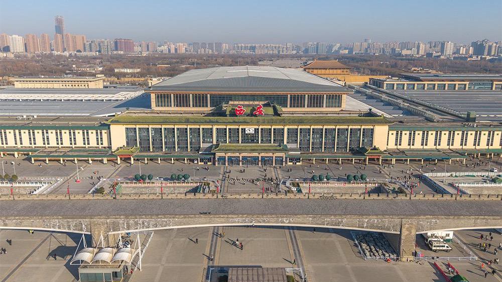 高清组图丨西安护城河改造火车站段项目进入收尾阶段