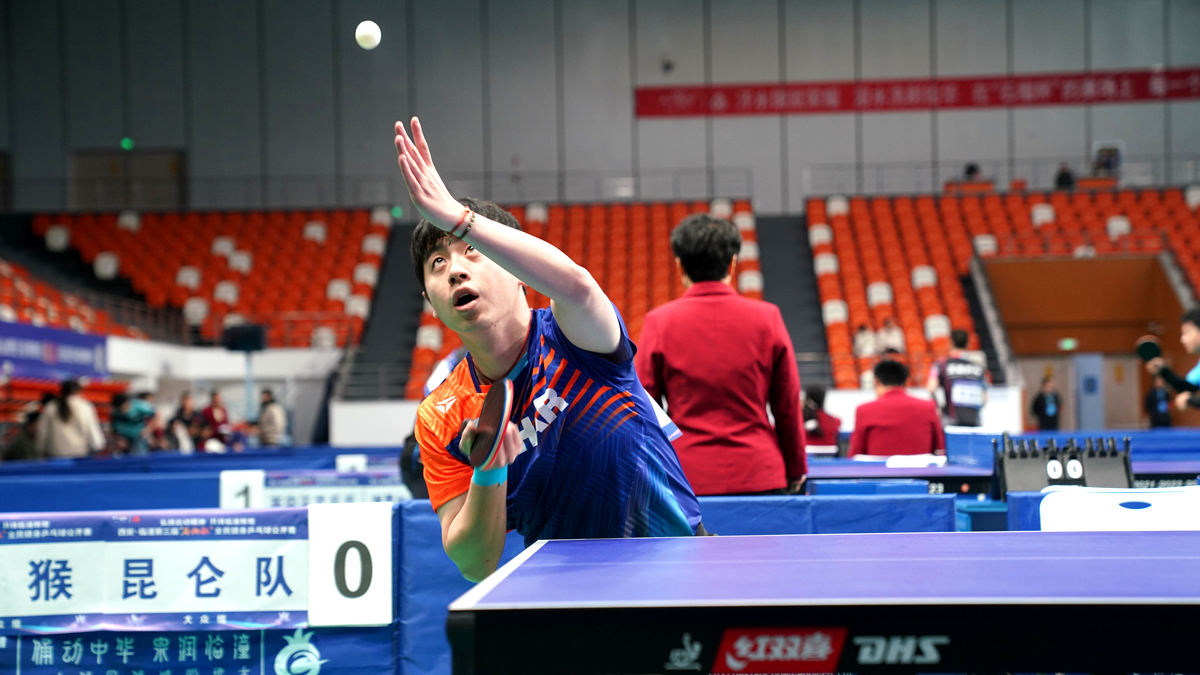 高清组图丨西安临潼第三届“石榴杯”全民健身乒乓球公开赛开赛