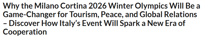 全球媒体聚焦 | 外媒:冬奥会不仅是竞技舞台 更是和平与合作之桥_fororder_2dfb42a3345a42ccab42c37d83d46a77