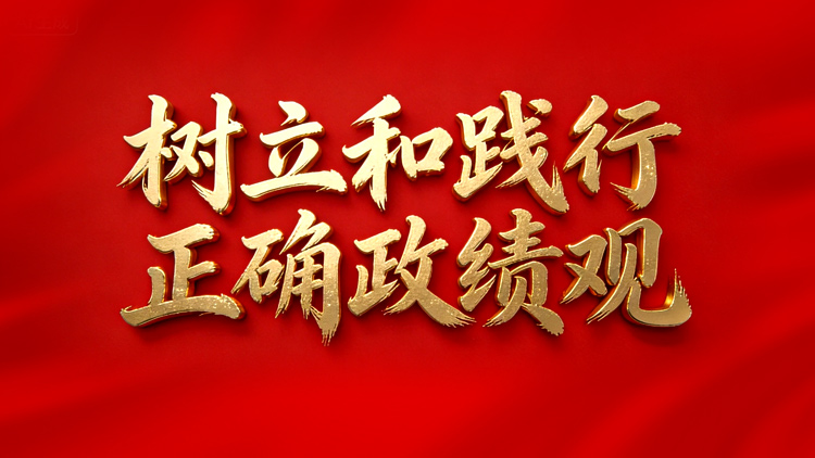 树立和践行正确政绩观