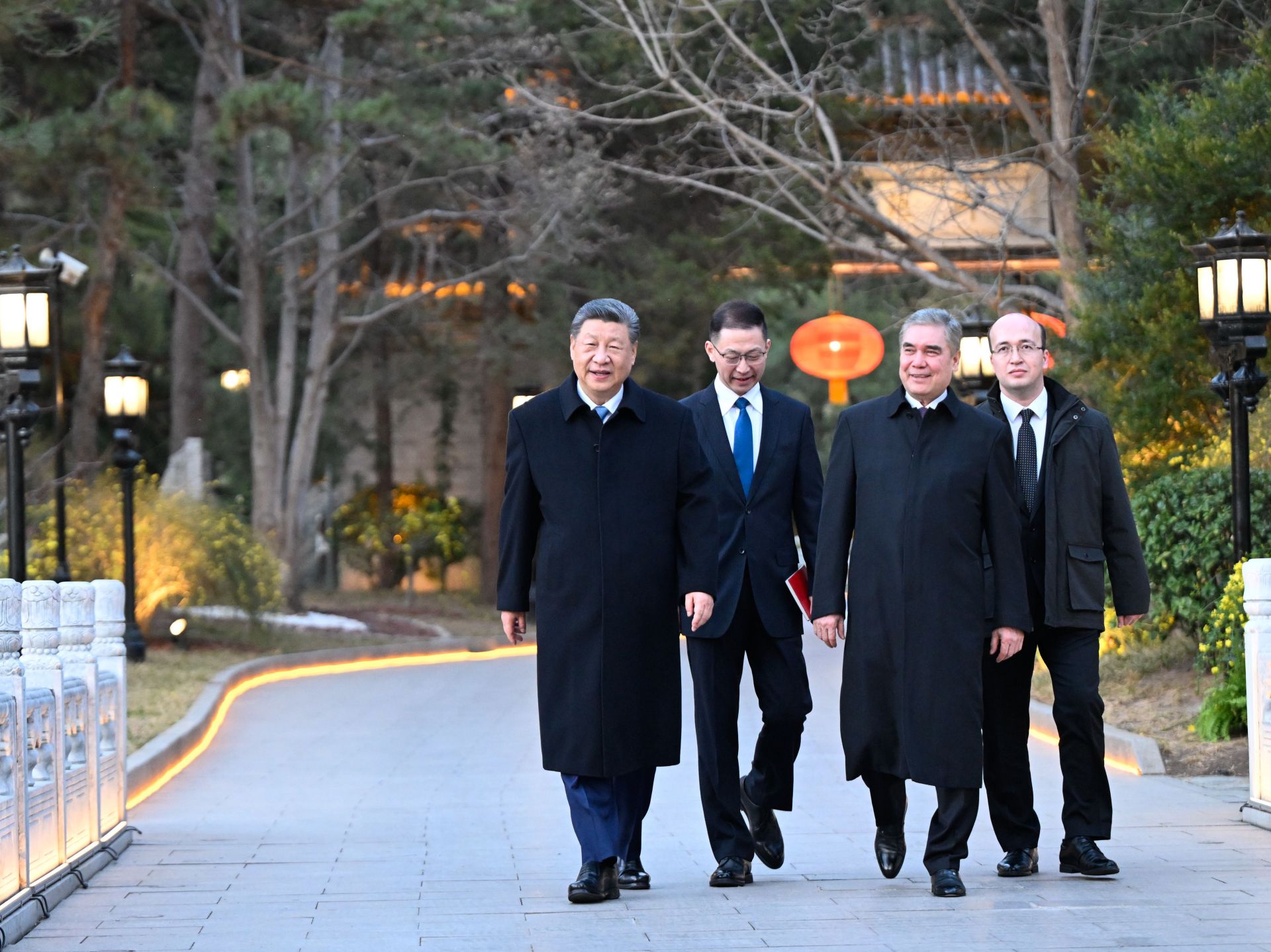 2026年3月18日，国家主席习近平在北京会见土库曼斯坦民族领袖、人民委员会主席别尔德穆哈梅多夫。