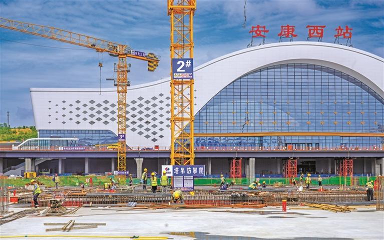 陕西重点项目提速建设