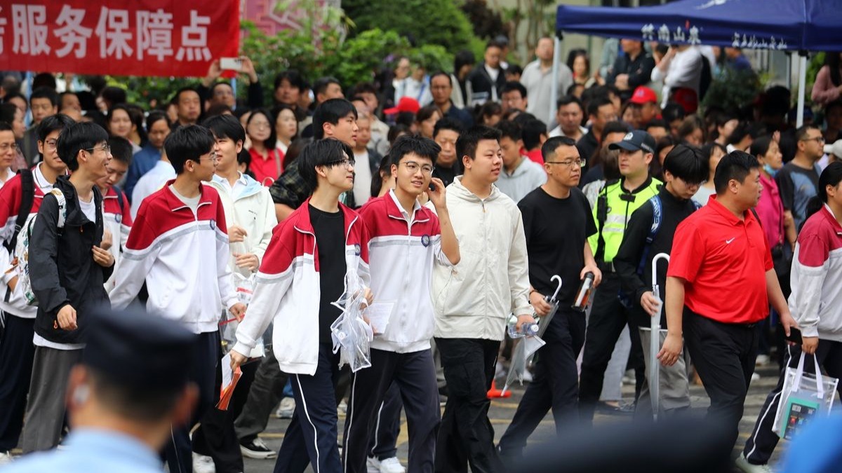 高清组图｜2026年陕西高考平稳开考 全省29万余名考生参加