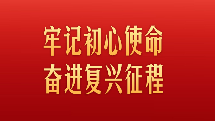 牢记初心使命 奋进复兴征程