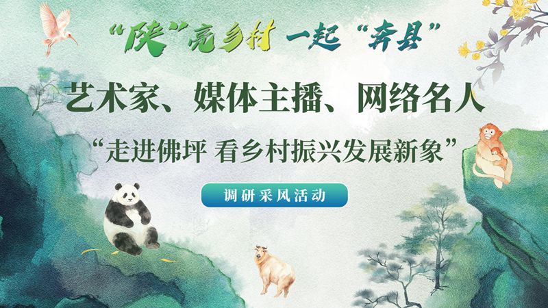直播丨“陕”亮乡村 一起“奔县” 走进佛坪 看乡村振兴发展新象