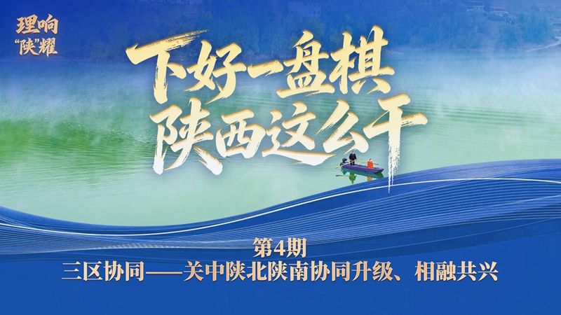 下好一盘棋 陕西这么干丨第四期：三区协同——关中陕北陕南协同升级、相融共兴