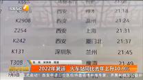 2022年暑运  火车站同比去年上升10.9%