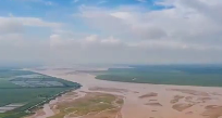 [美景]鸟瞰黄河大荔段：山河氤氲 生态和谐