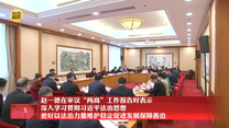 赵一德在审议“两高”工作报告时表示 深入学习贯彻习近平法治思想 更好以法治力量维护稳定促进发展保障善治