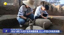 西安马腾空发现罕见青铜器窖藏 出土3件楚式风格青铜器