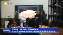 【文化强省大家谈】专注美术力量 绘就文化强省新画卷 本台记者专访省美术家协会主席 西安美术学院院长朱尽晖