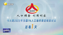 2025年全國1%人口抽樣調查倒計時1天
