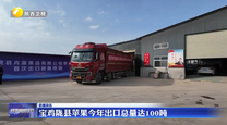 宝鸡陇县苹果今年出口总量达100吨