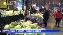 西安投放1万吨政府储备菜