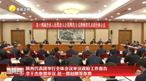 陕西代表团举行全体会议审议政府工作报告 李干杰参加审议 赵一德赵刚等参加