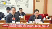 十四届全国人大四次会议陕西代表团向大会提交议案21件建议232件