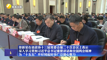 徐新荣在省政协十三届常委会第二十次会议上表示 深入学习贯彻习近平总书记重要讲话和全国两会精神  为“十五五”开好局起好步广泛凝心聚力