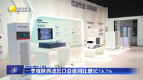 一季度陕西进出口总值同比增长73.7%