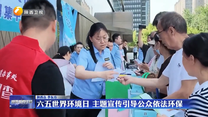 六五世界环境日 主题宣传引导公众依法环保