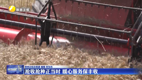 抢收抢种正当时 暖心服务保丰收