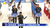 陕西省第一届青少年三大球运动会开幕