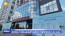 陕西医疗团队赴哈萨克斯坦开展中医药文化交流