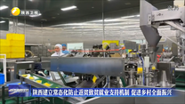 陕西建立常态化防止返贫致贫就业支持机制 促进乡村全面振兴